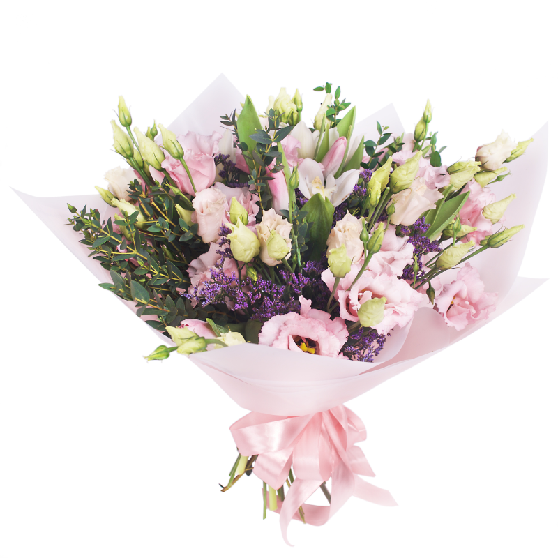 Bouquet of Pink Lysianthus