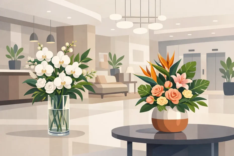 Best Flowers for Hotel Lobbies That Last