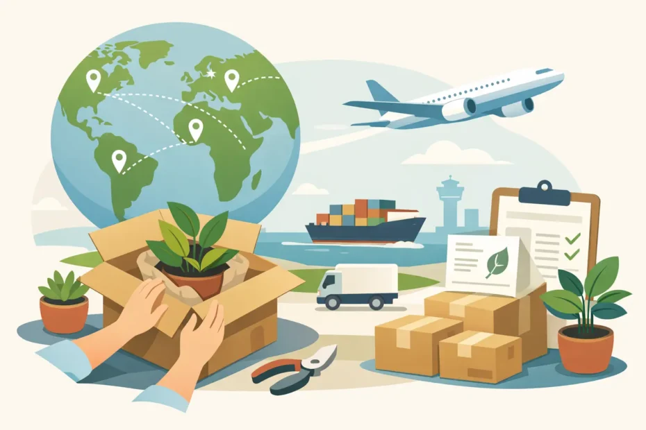 How to Send Plants Abroad Without the Stress