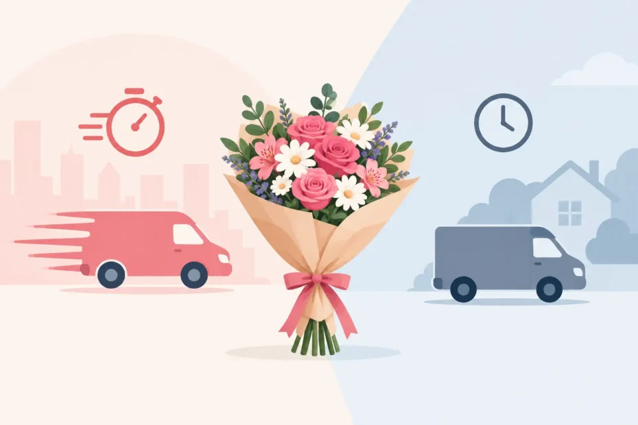 Delivery Speed Comparison for Flower Gifts